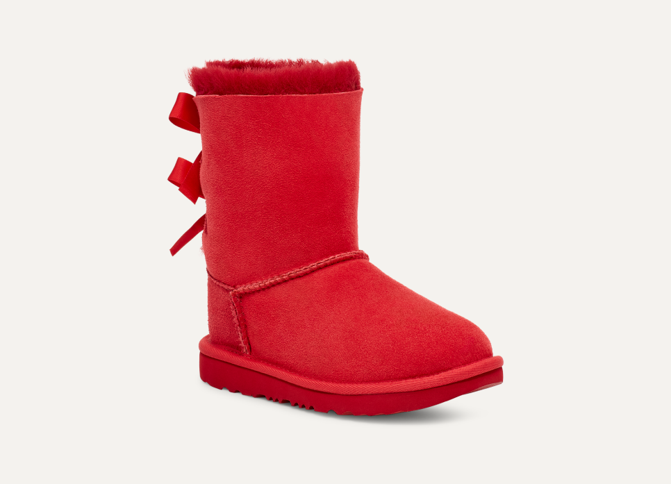 Red ribbon uggs on sale