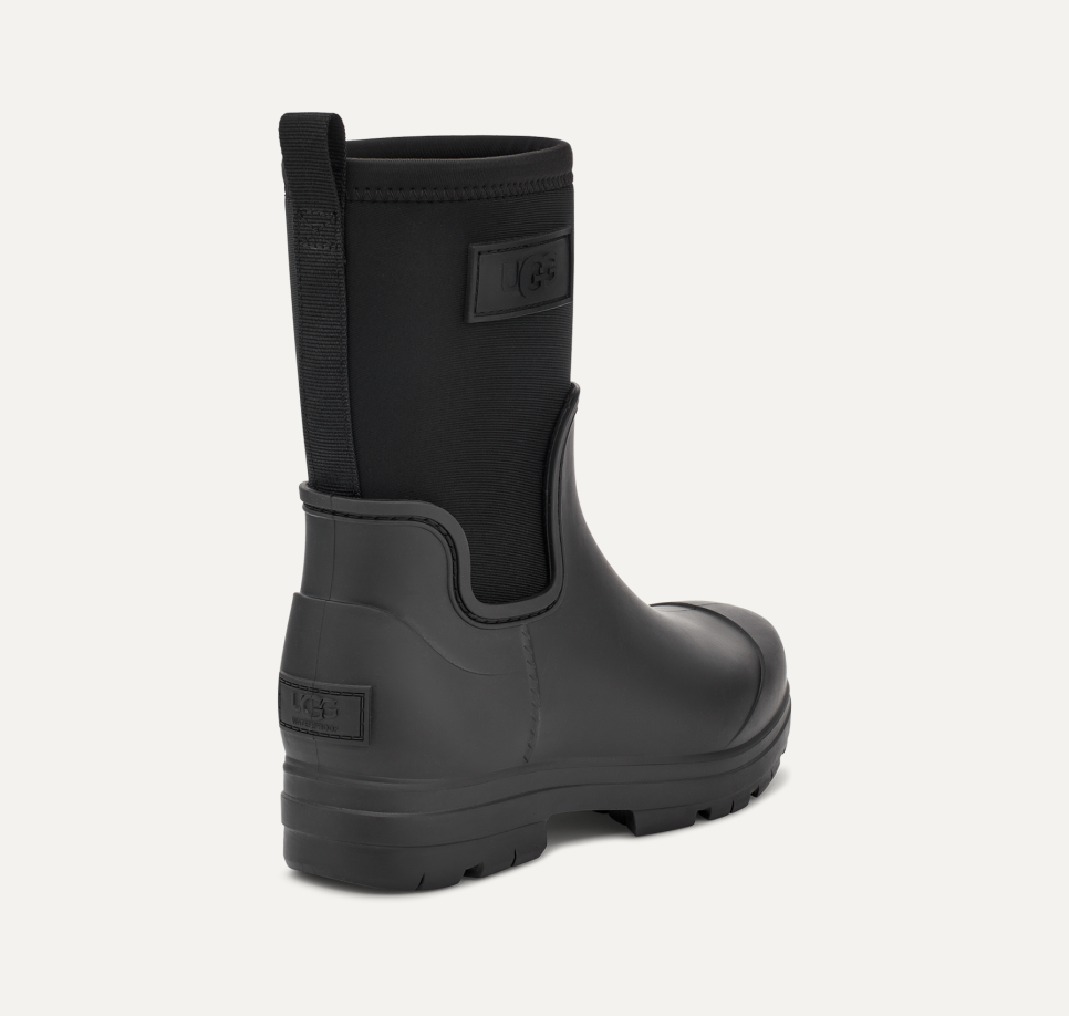 Matte black ugg rain boots hotsell