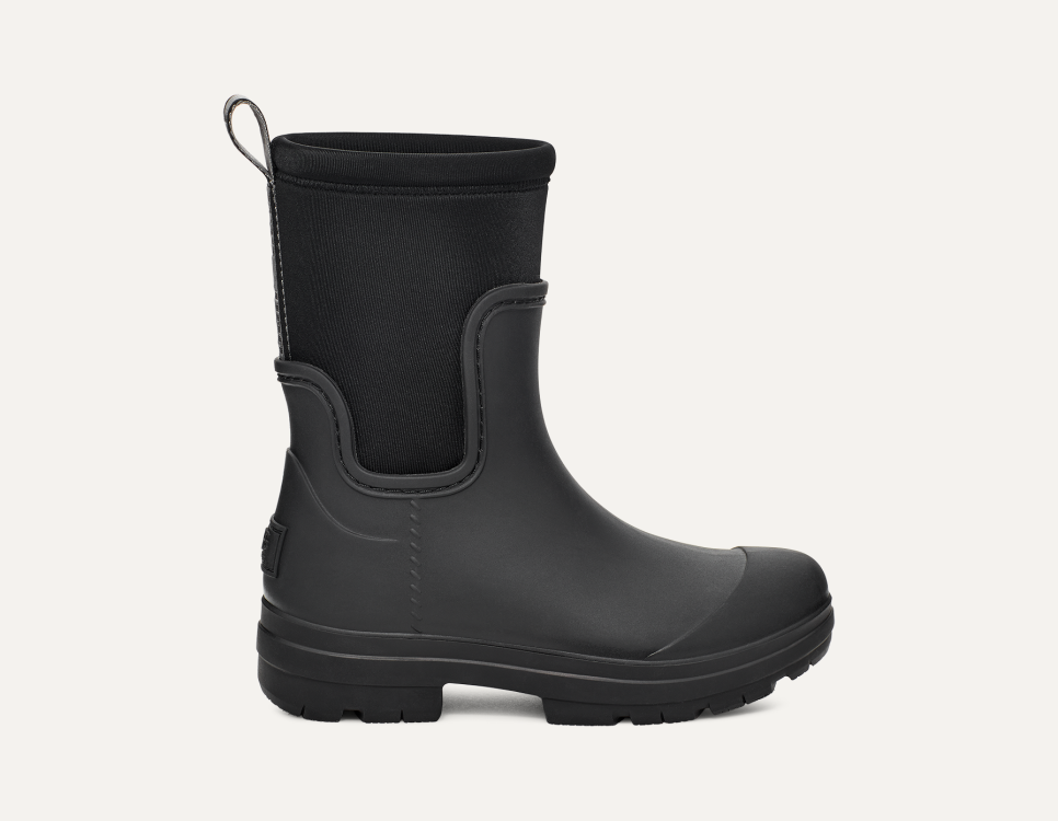 Black ugg rain boots shop