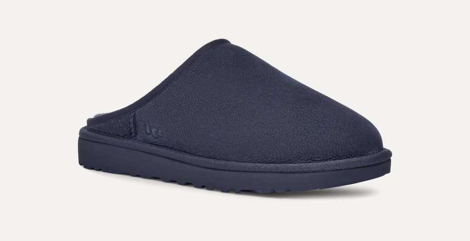 Navy blue mens ugg slippers clearance
