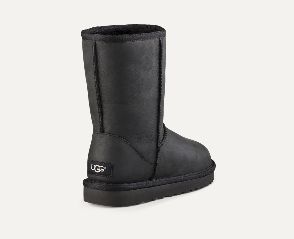 Classic short leather waterproof boot ugg shop