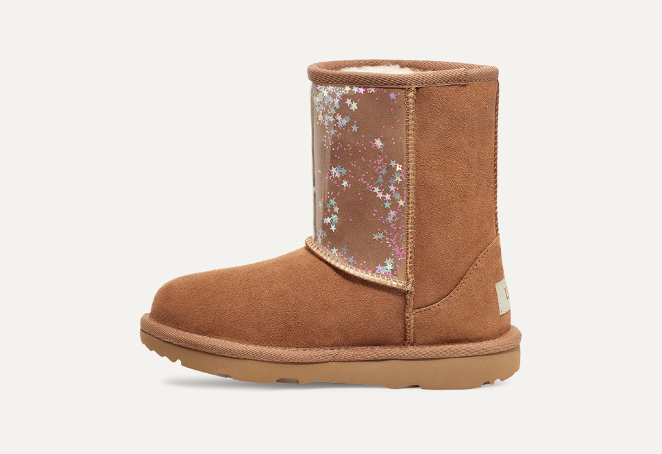 Toddlers Classic II Clear Glitter Boot UGG