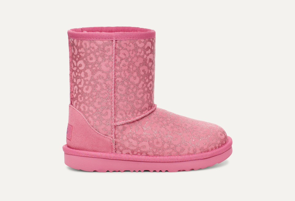 Classic II Glitter Leopard Boot for Toddlers UGG
