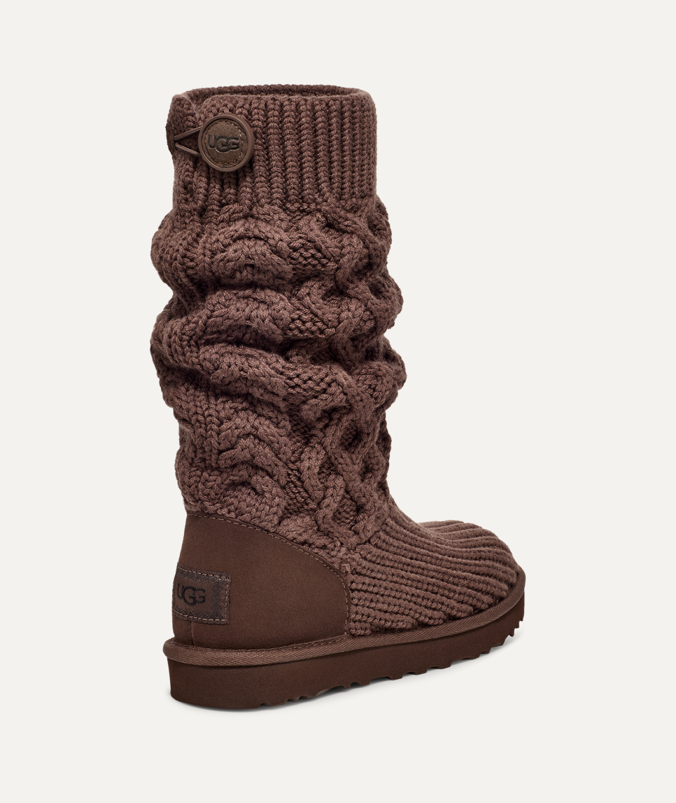 Knitted ugg style boots outlet
