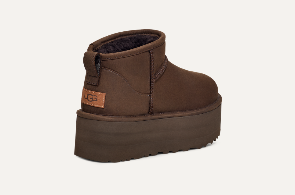 Ugg mini leather hot sale