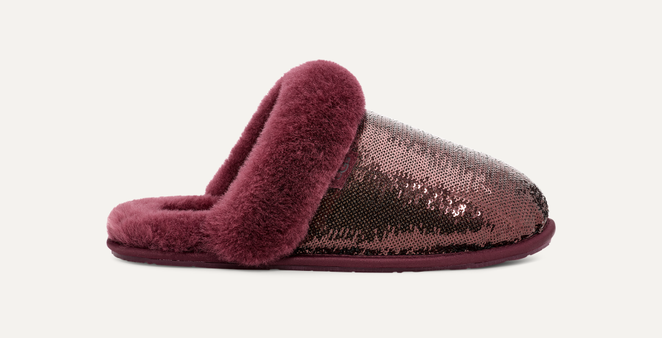 Pink glitter ugg slippers on sale