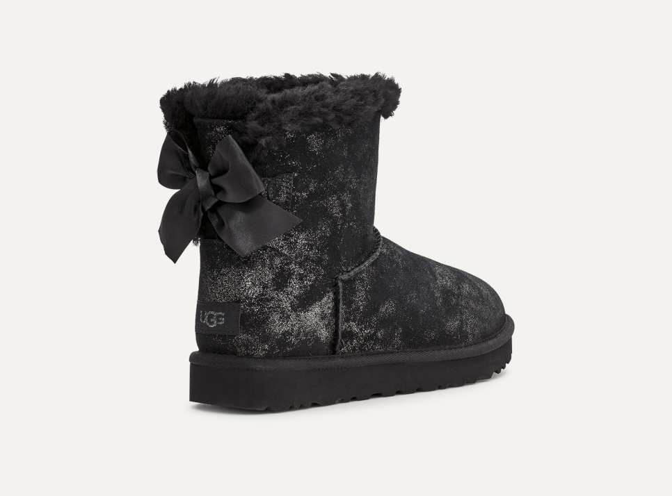 Ugg mini bailey bow noir best sale