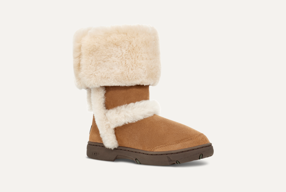 Tall furry ugg boots hotsell