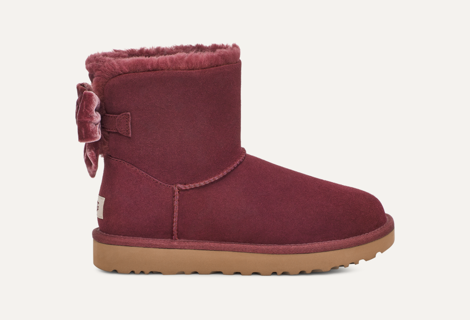 Mini Bailey Bow Crushed Velvet Boot | UGG®