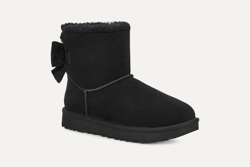 Mini Bailey Bow Crushed Velvet Boot UGG