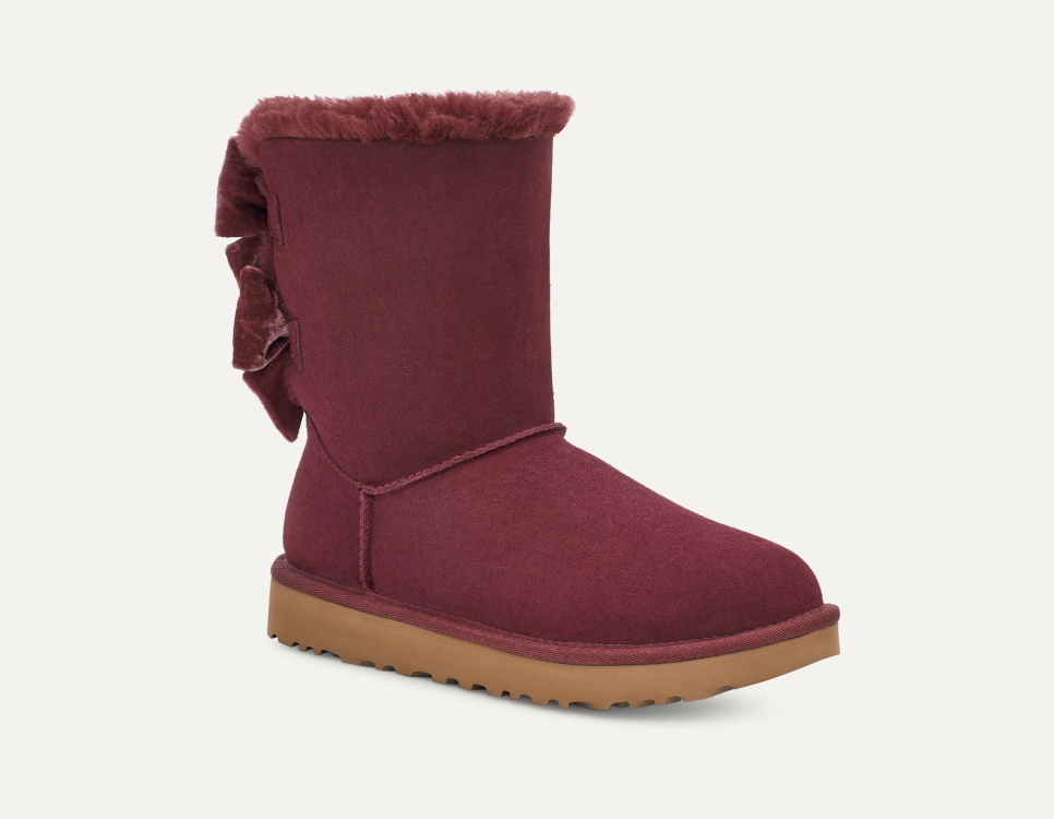 Purple bailey bow uggs womens store