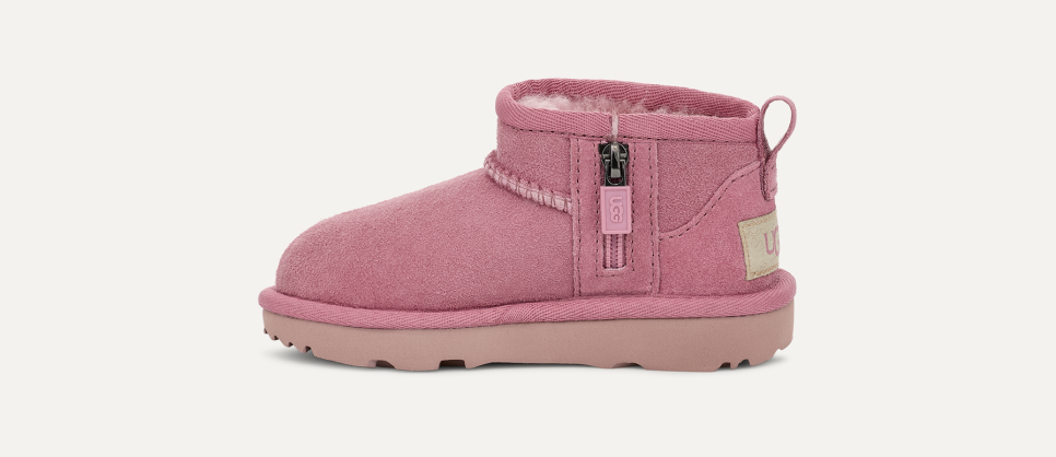UGG Kids Classic Ultra Mini Boots in Brown