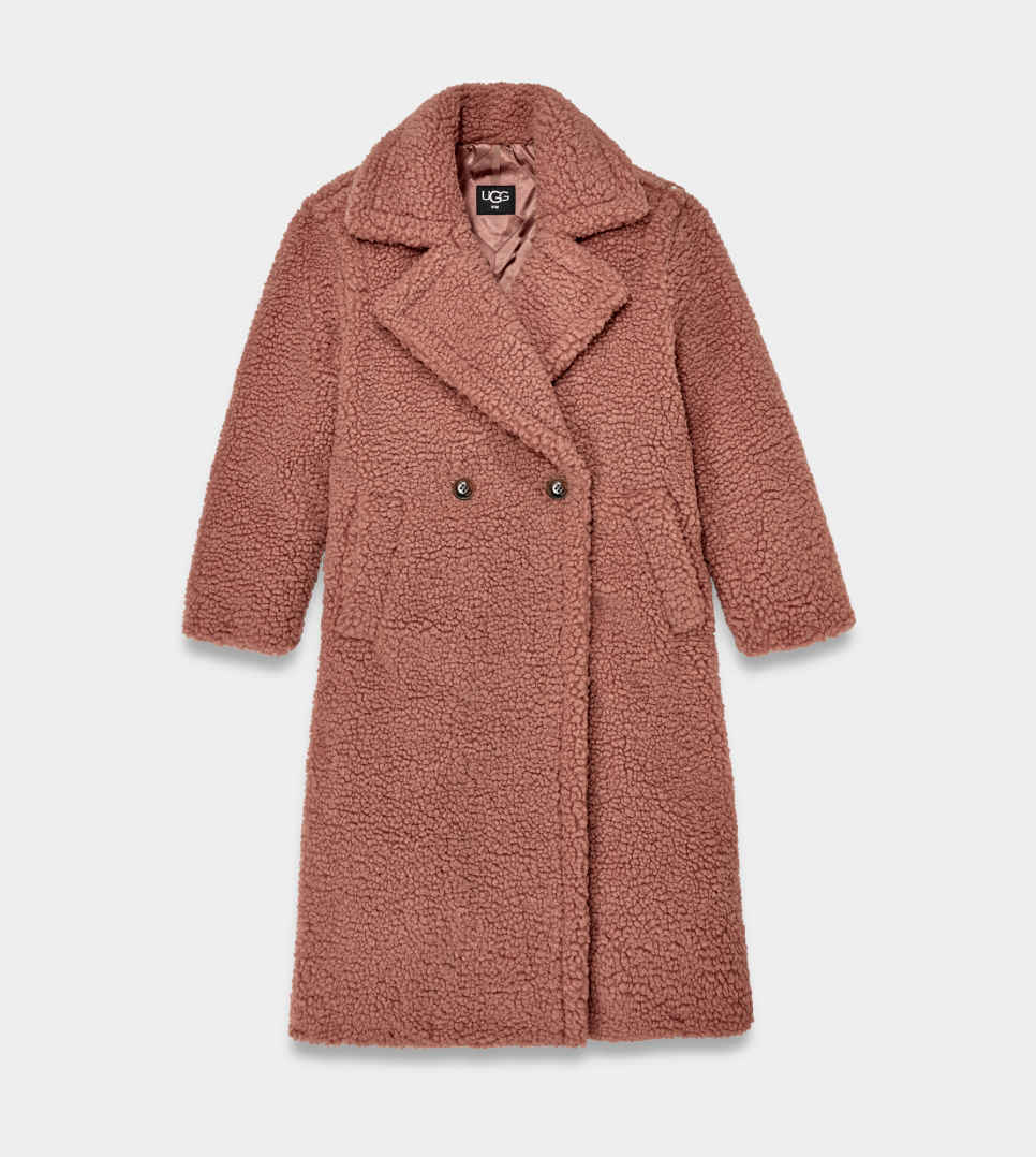 UGG® Gertrude Long Teddy Coat for Women | UGG® EU