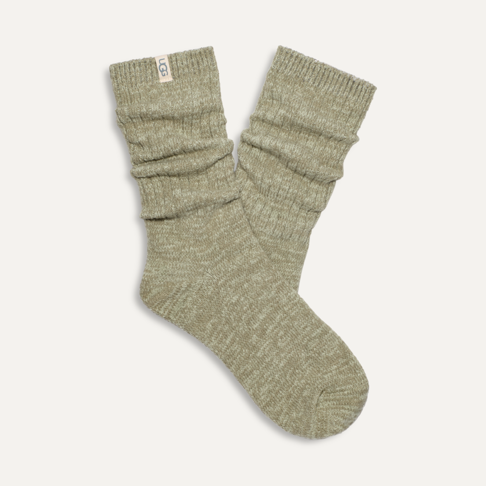 Rib Knit Slouchy Crew Sock UGG