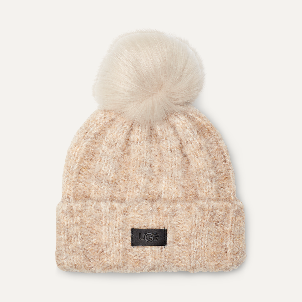 Ugg knit hat with pom pom cheap