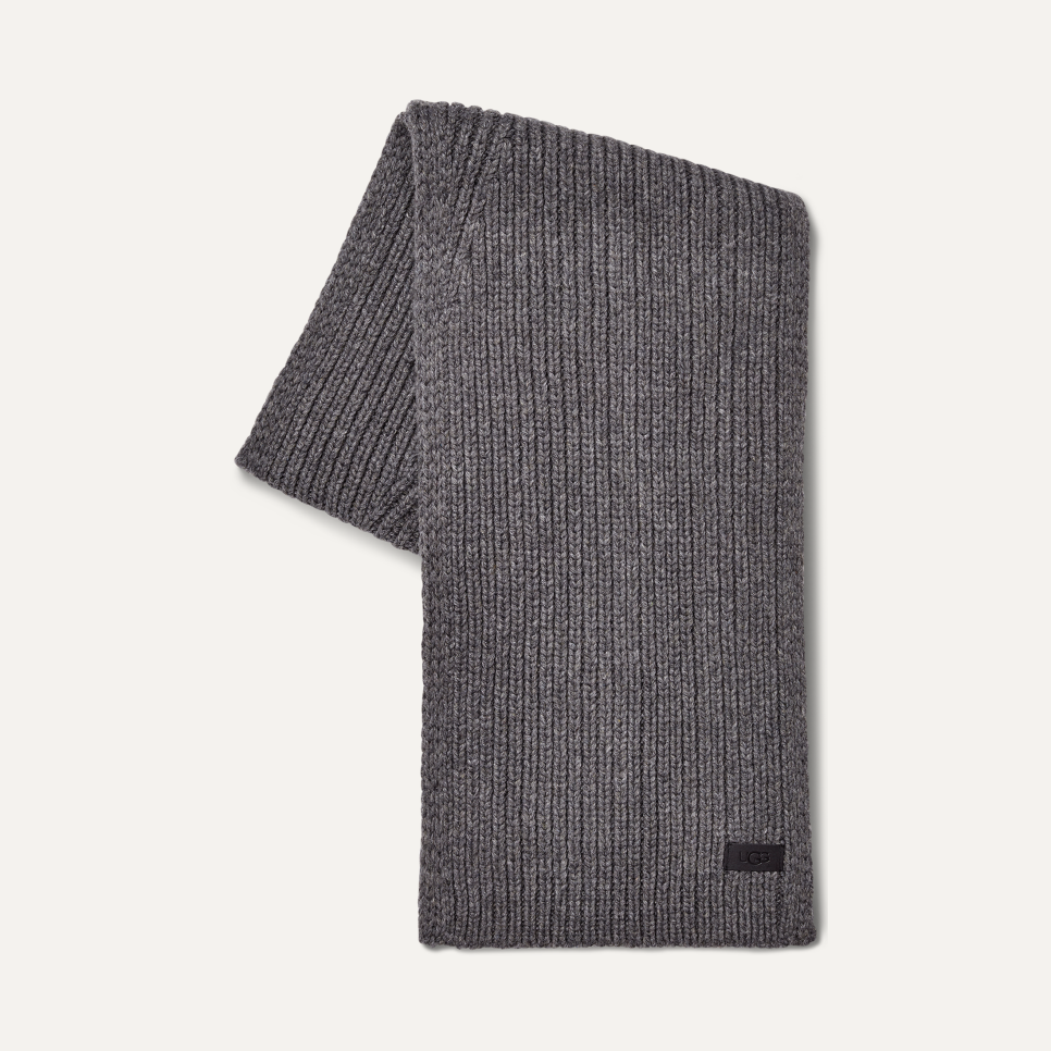 UGG Ribbed Knit Stripe Scarf for Men UGG