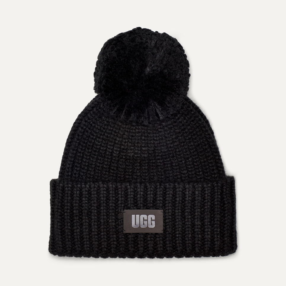 UGG Chunky Rib Knit Pom Beanie for Women | UGG® UK