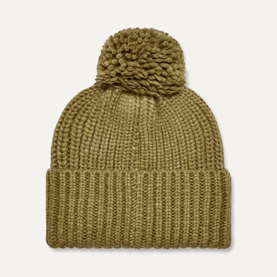 Bonnet a pompon en maille cotelee epaisse UGG pour femme UGG UE