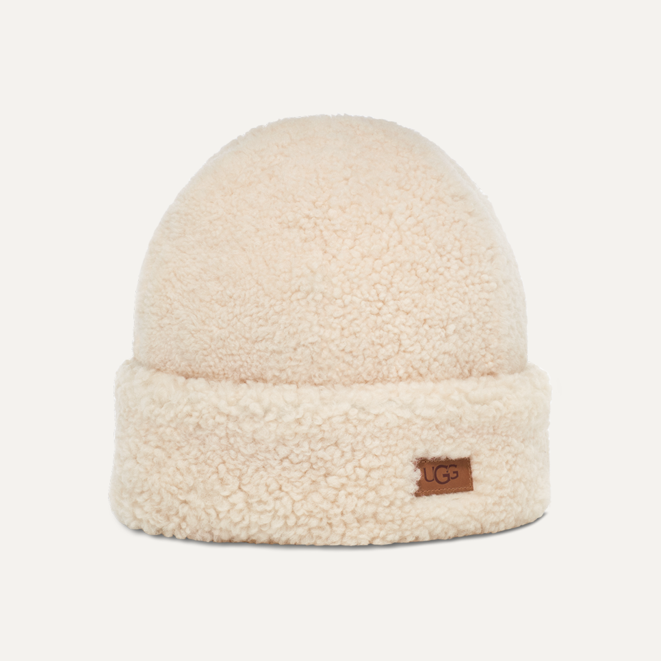 休日限定 Curly UGG® | Hat Cuff Sheepskin 帽子