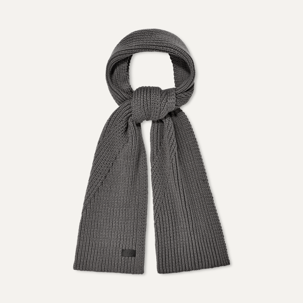 UGG Knit Diagonal Ribbed Scarf for Men UGG