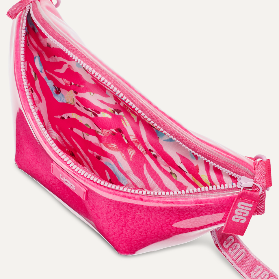 ☆新品Ugg Nasha belt bag clear ヒョウ柄ピンク ☆新品Ugg Nasha belt bag clear ヒョウ柄ピンク