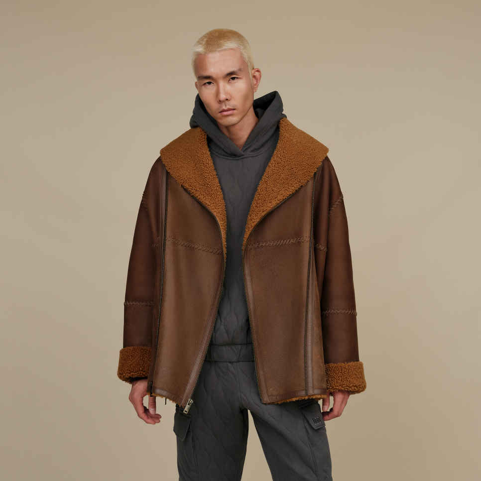 Ugg shearling worker jacket outlet