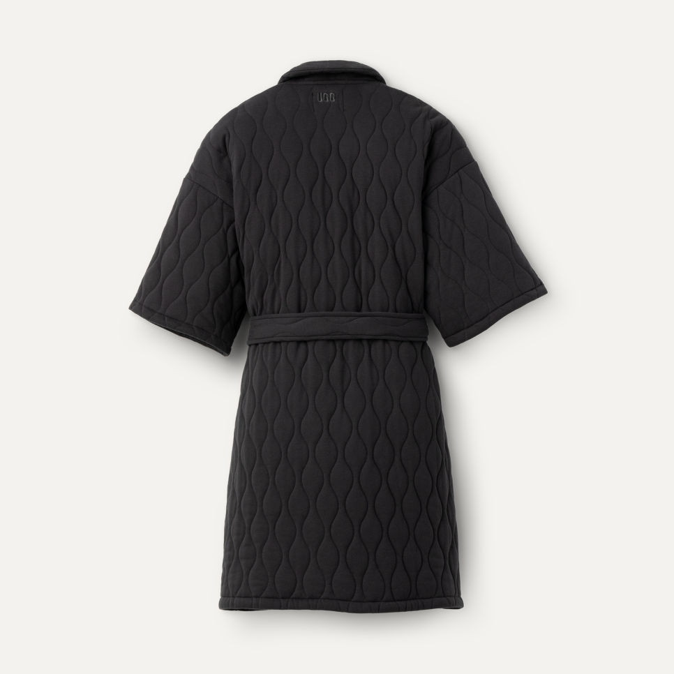 Black ugg robe hot sale