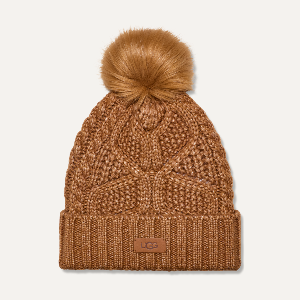 Ugg cable pom beanie hot sale