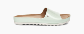 Ugg black patent slides hotsell