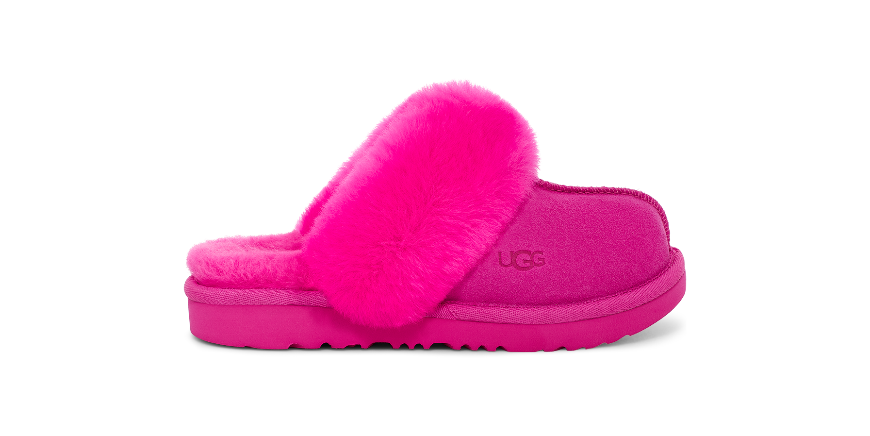 UGG Tazz Pop Sketch Slipper Pink 1154433K-WHT GS Size 5Y/7