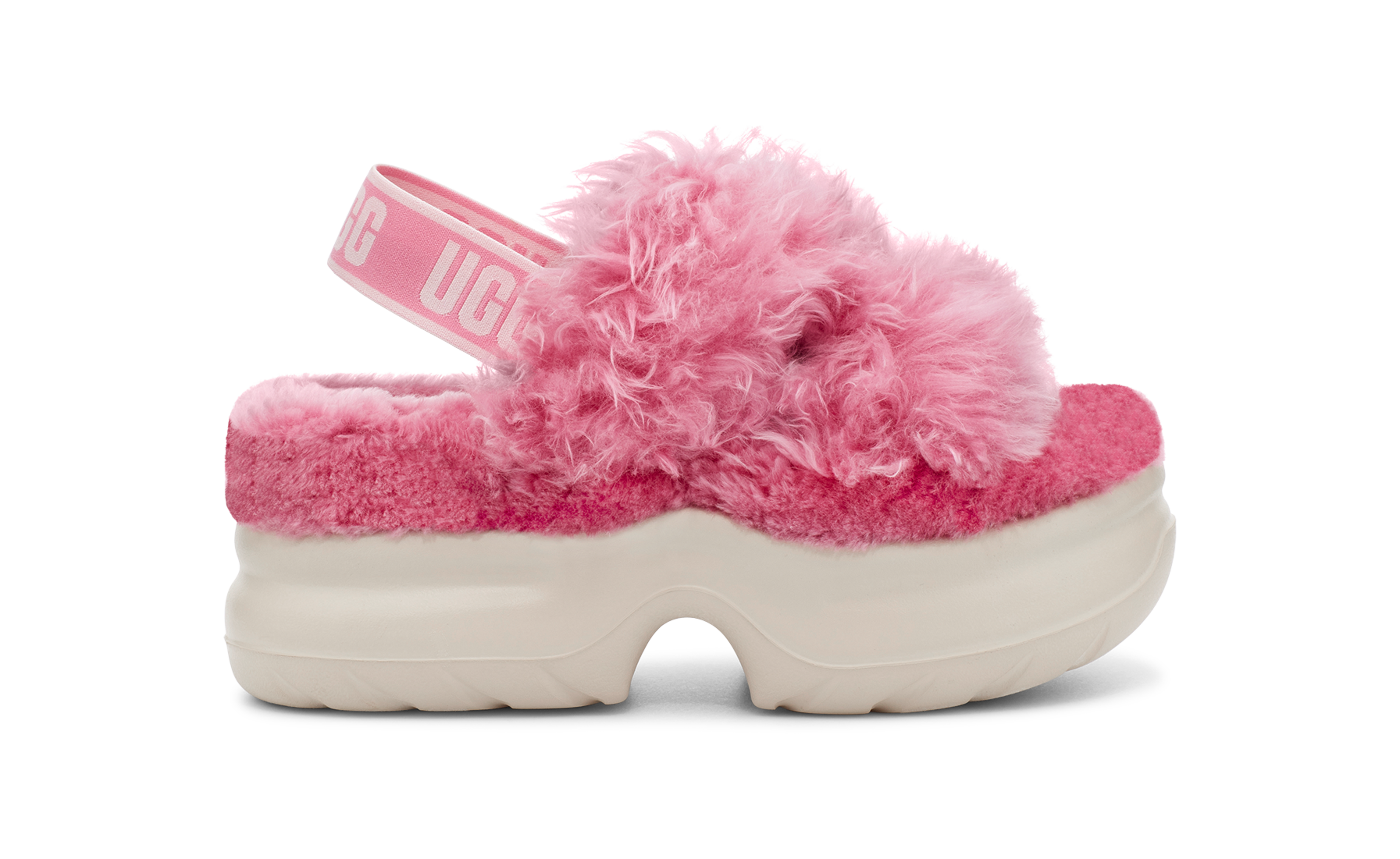 Ugg platform fur deals sandals