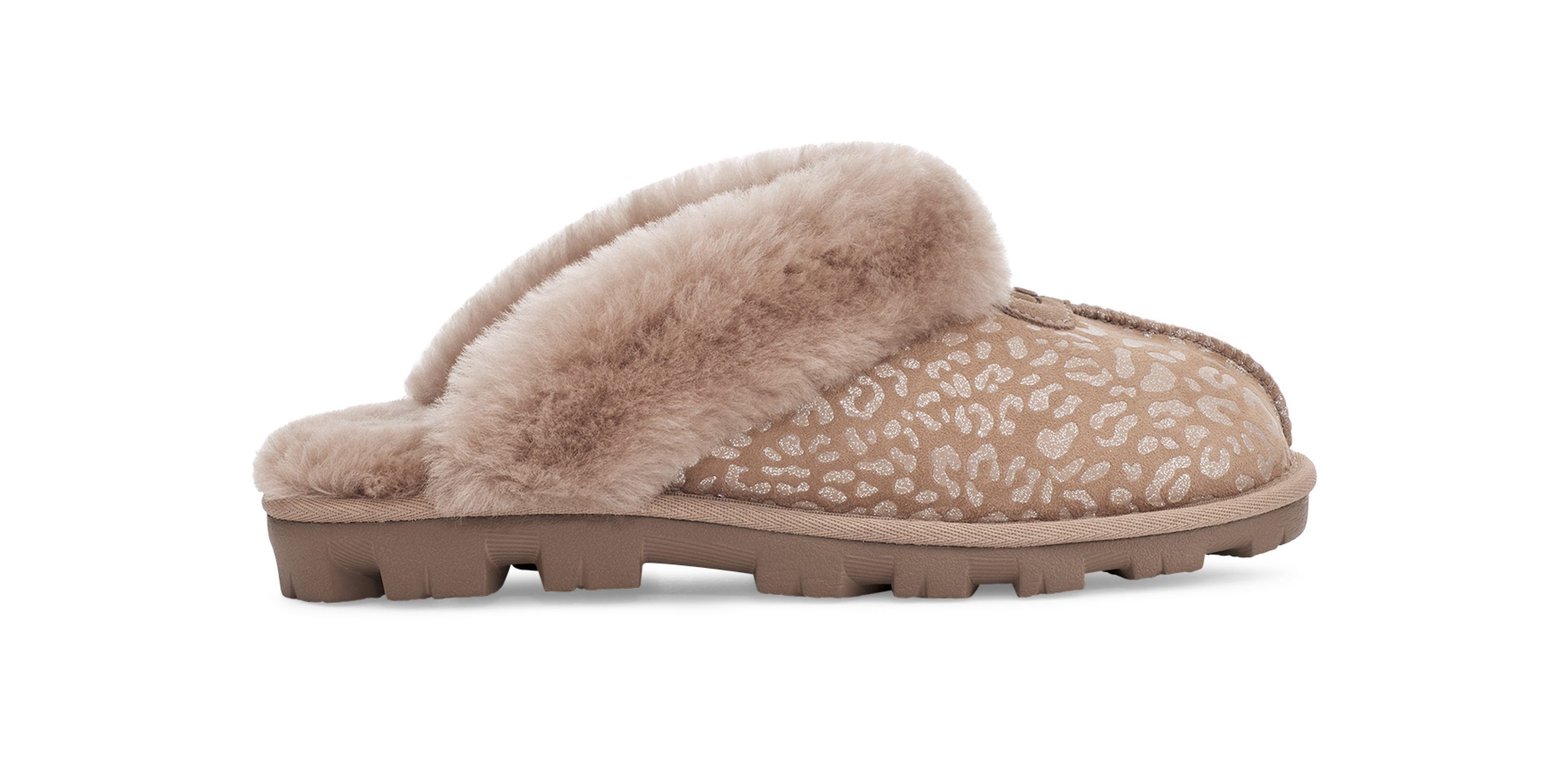 Coquette Snow Leopard Slipper UGG