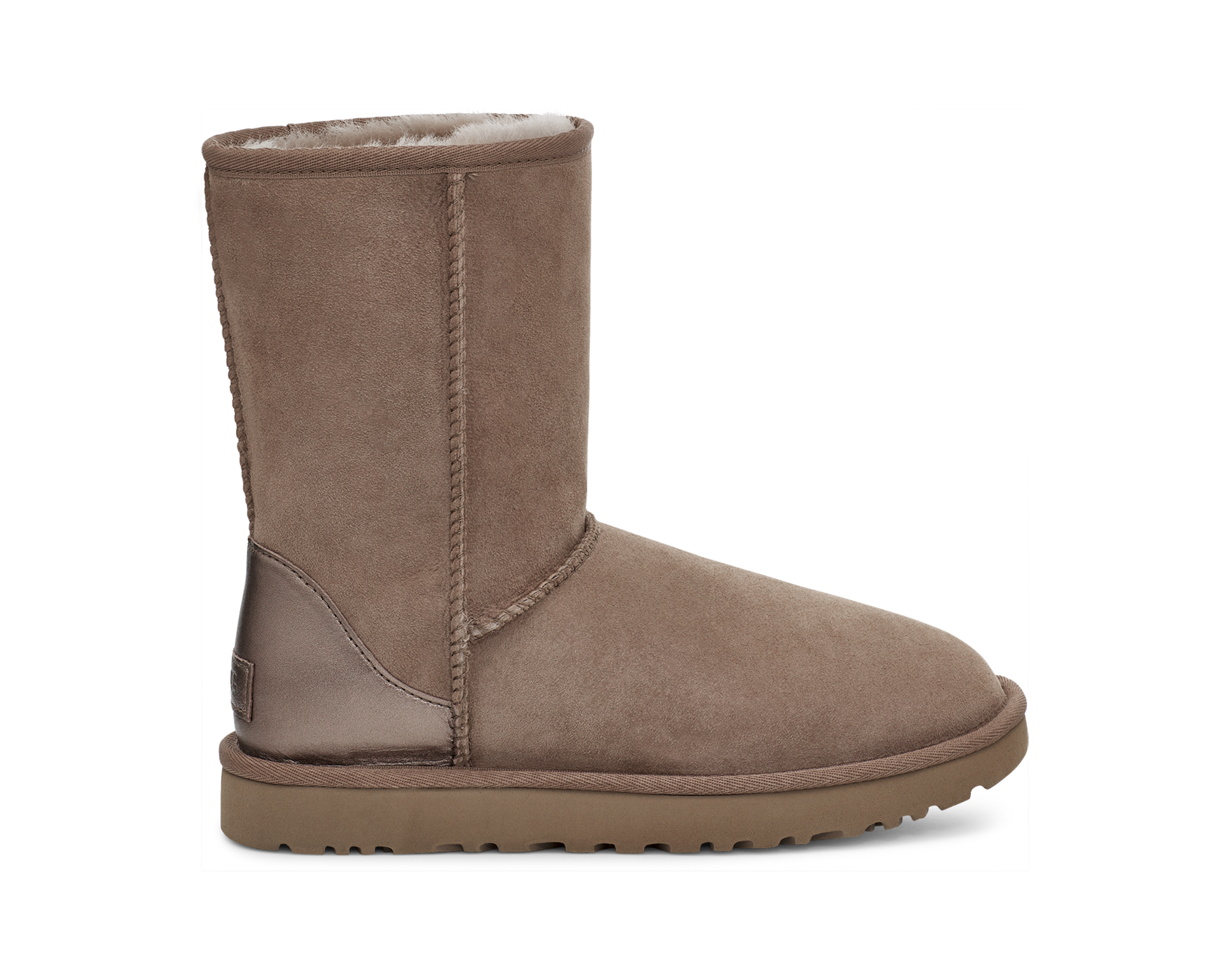 Ugg classic short top metallic snake boot