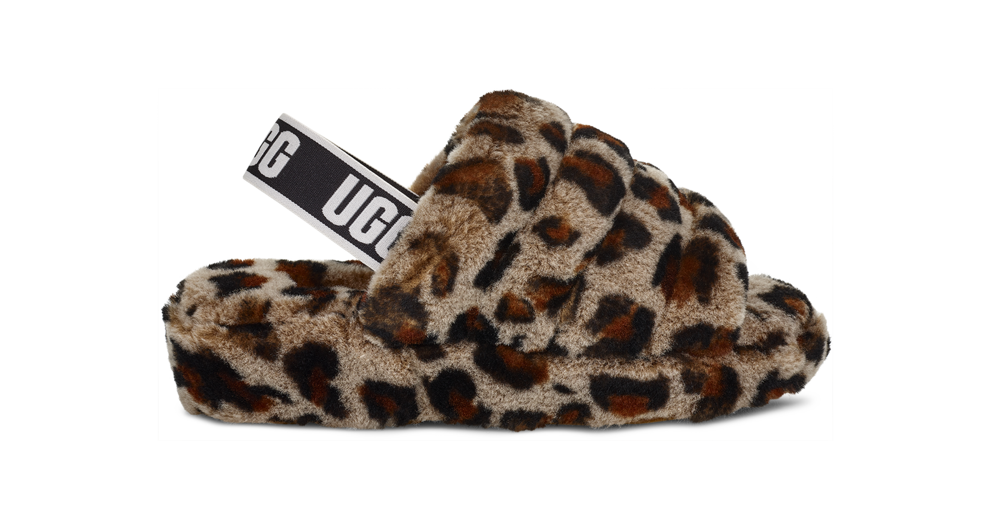 Women s Fluff Yeah Leopard Slipper UGG Official