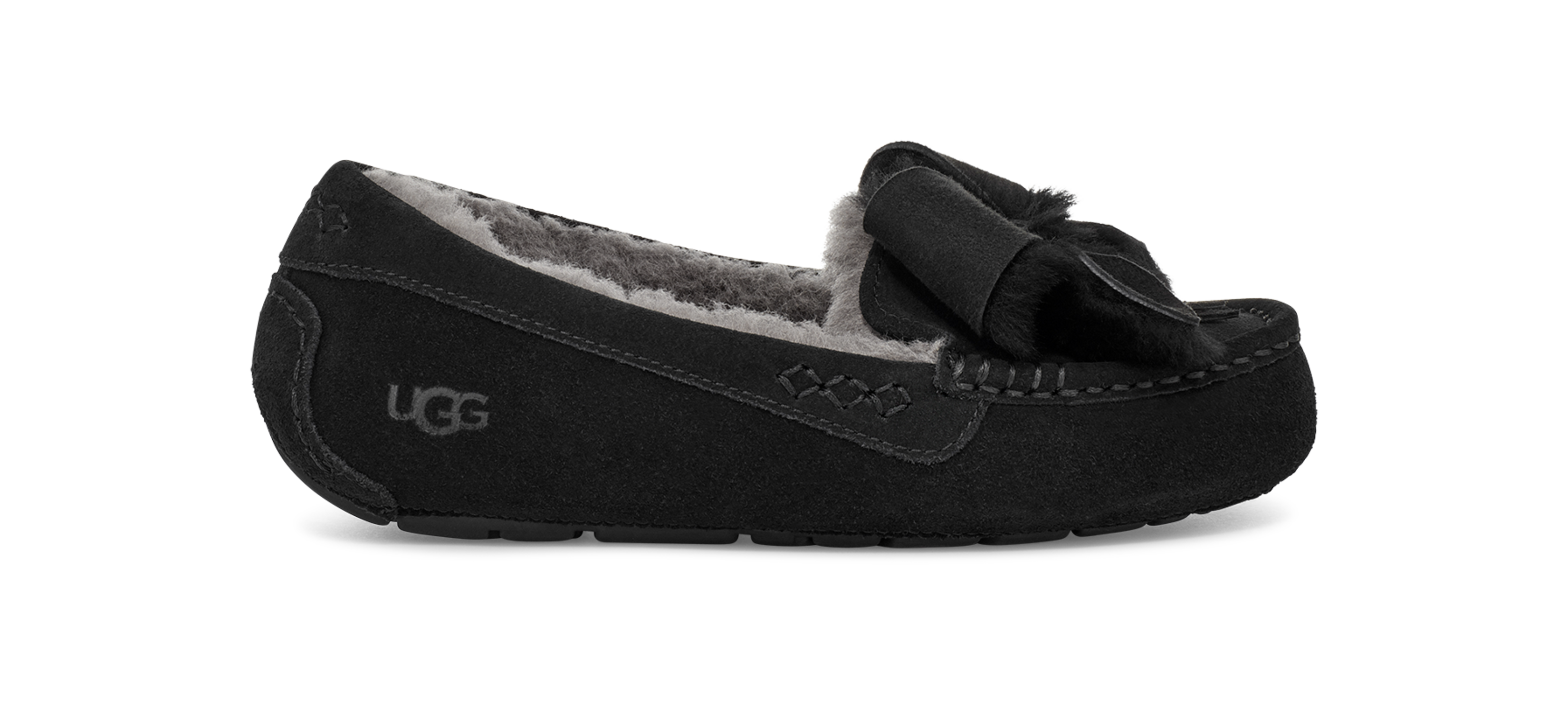 Ugg ansley best sale fur bow slippers