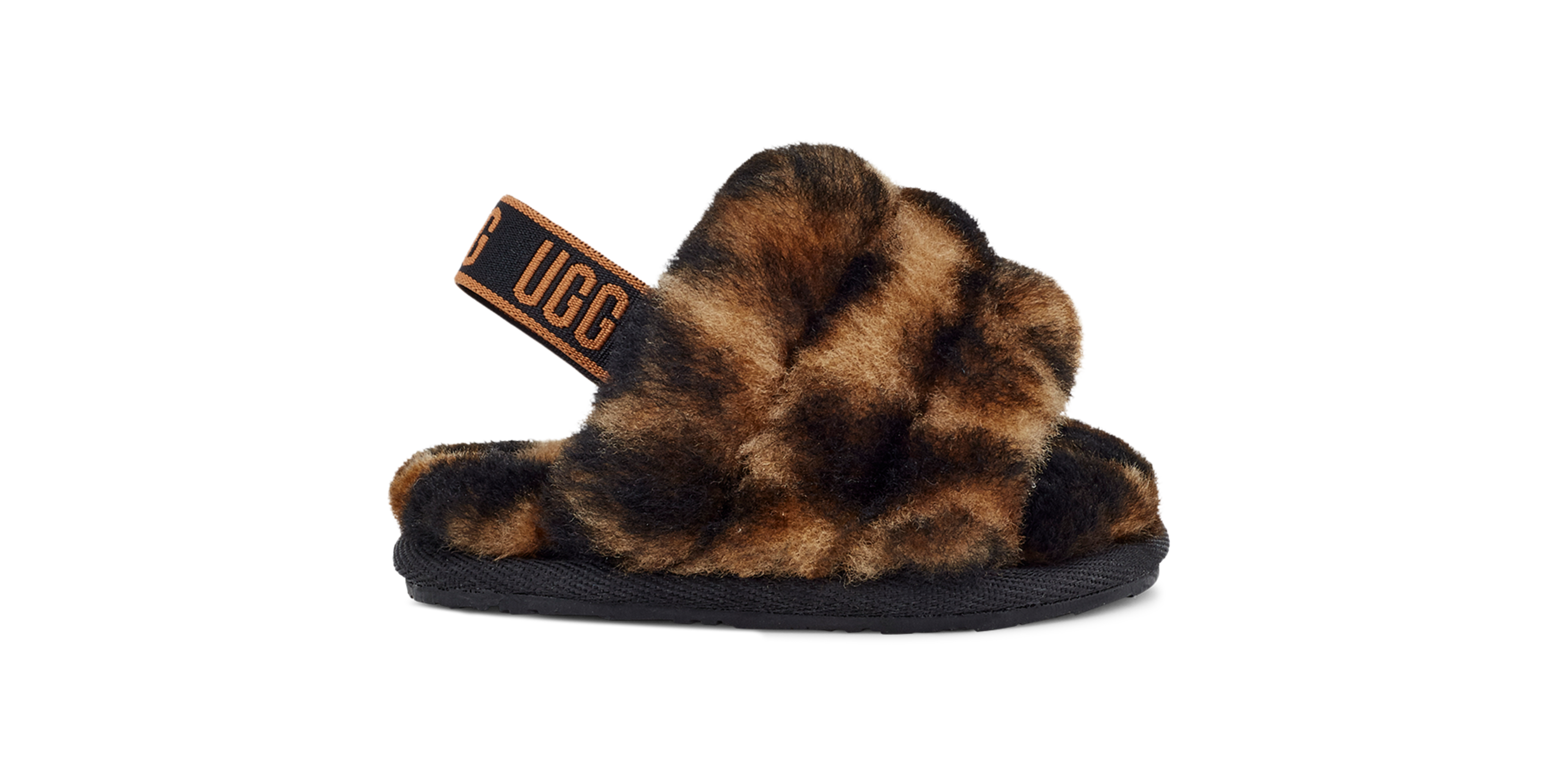 Fluff Yeah Slide Panther Print Slipper for Babies | UGG®