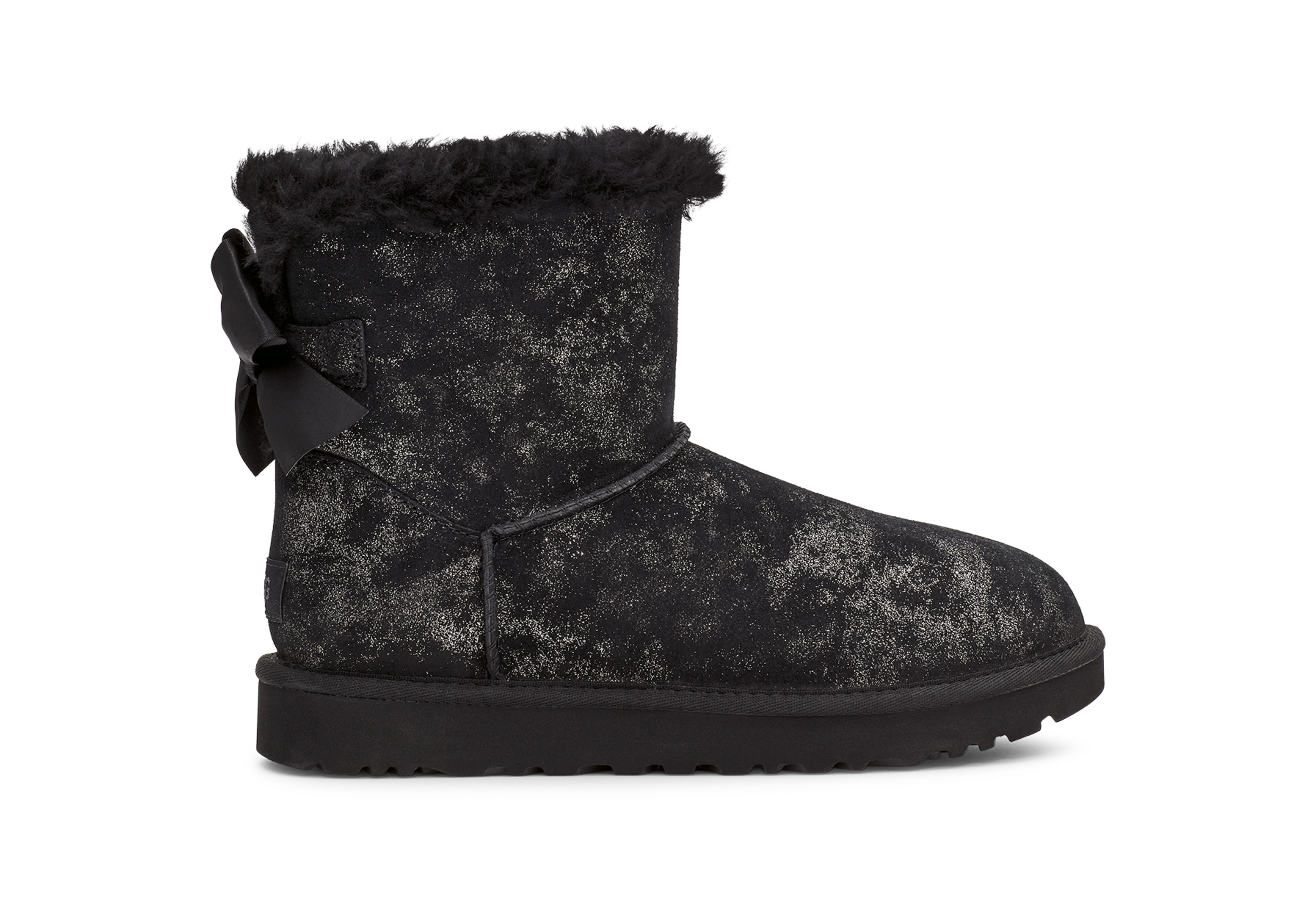 Ugg fluff bow shop mini classic boot