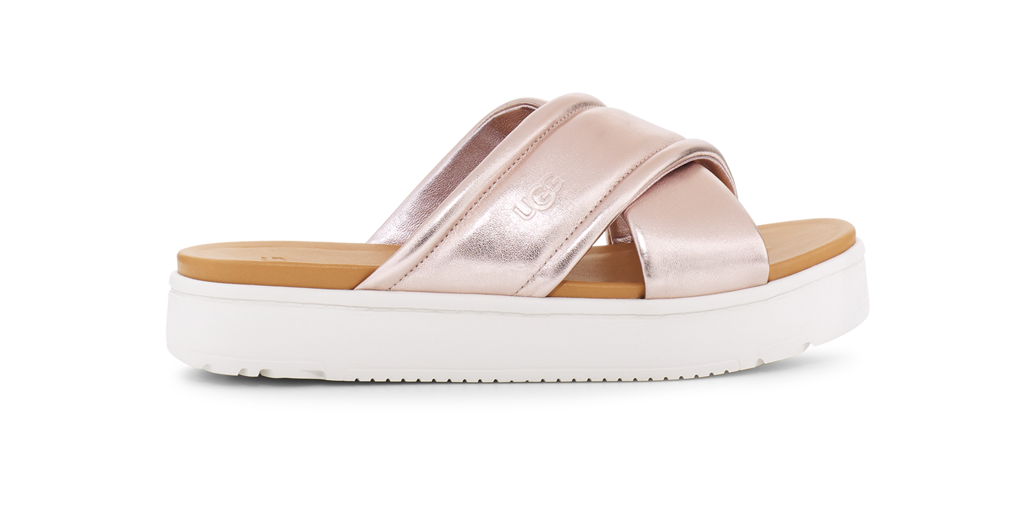 Zayne Crossband Platform Slide UGG