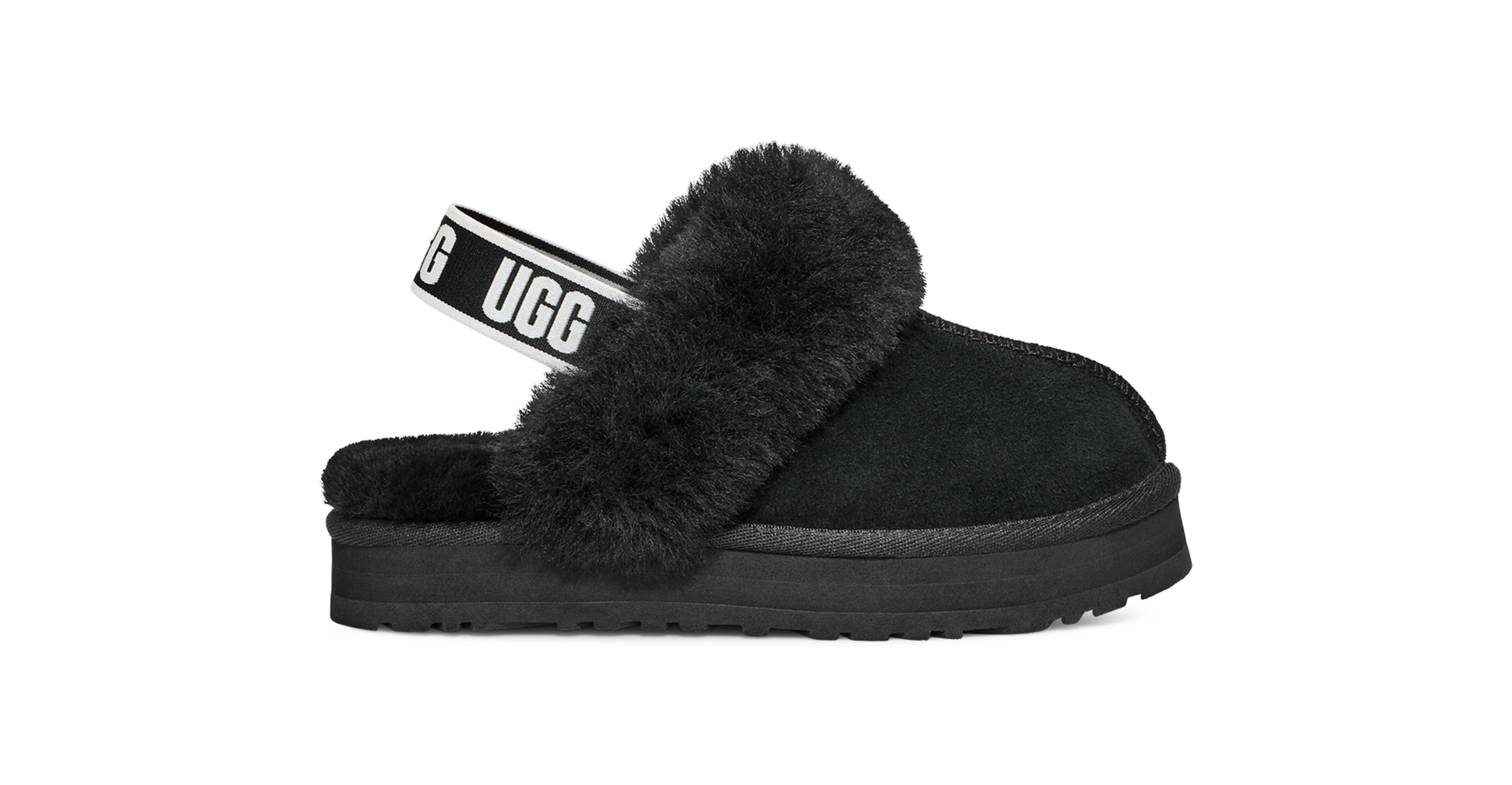 Kids fluffy online ugg slippers