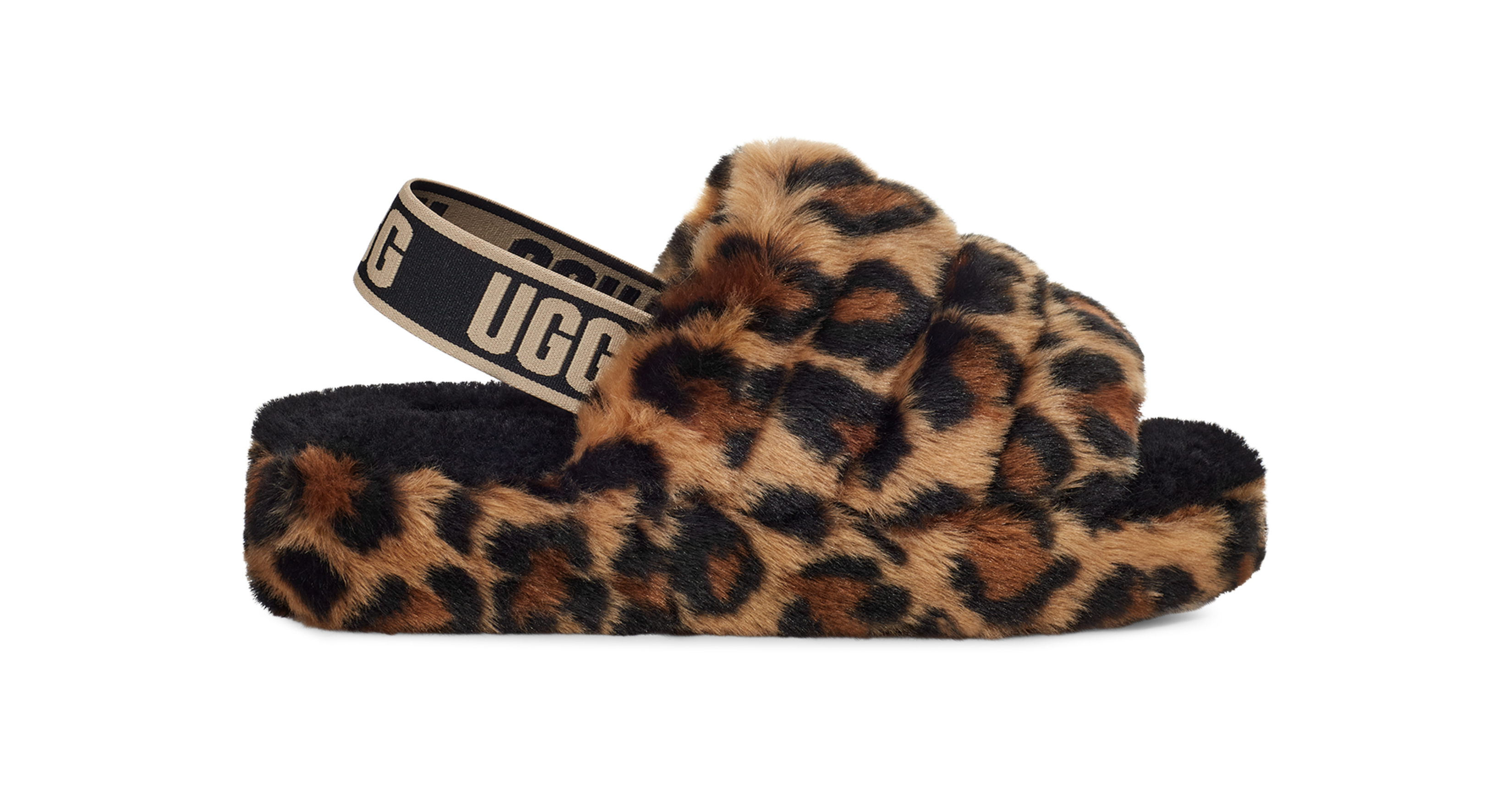 Ugg Fluff Yeah, Luxury Sheepskin Slide Slipper Sandals for
