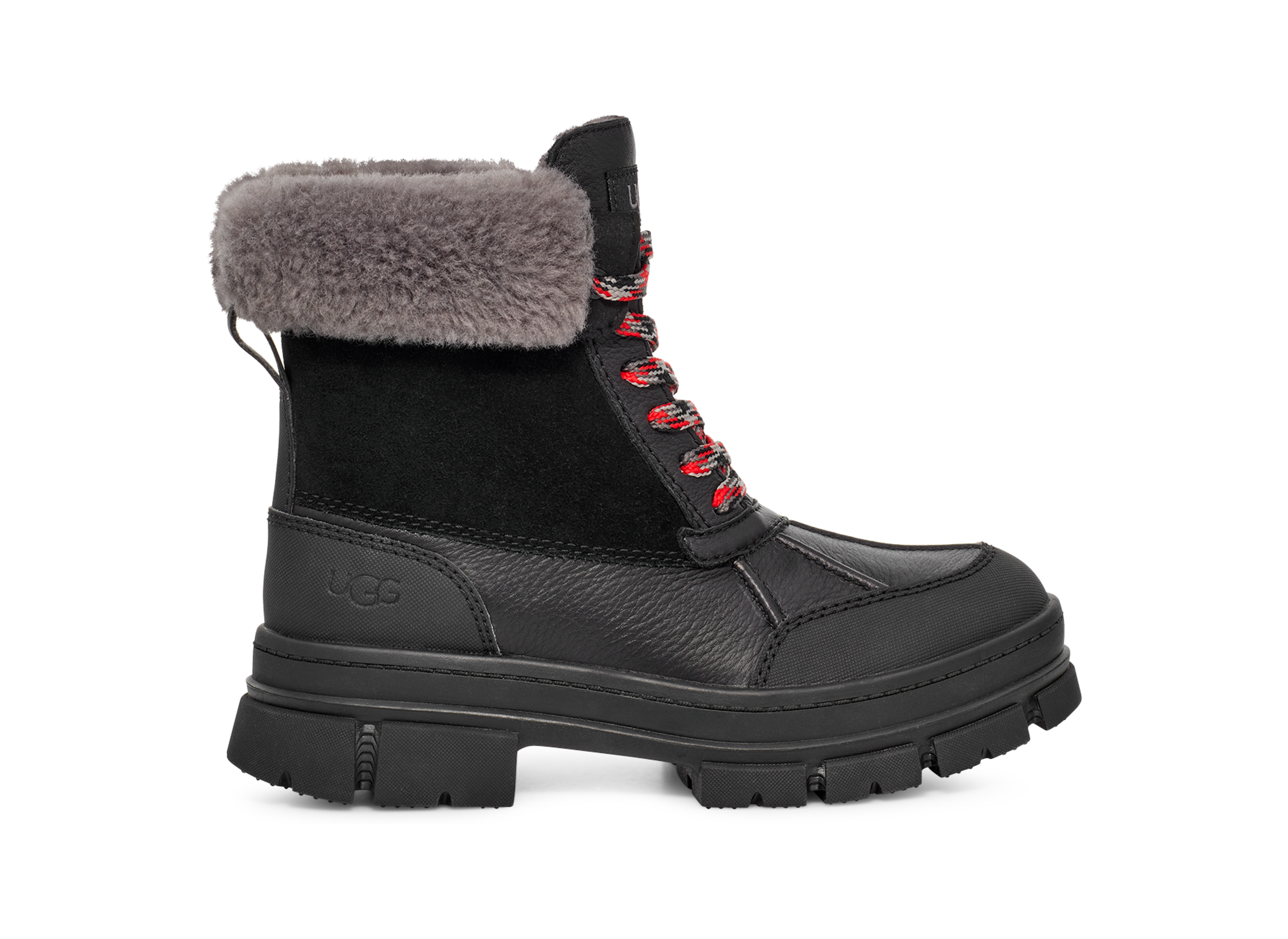 Red and 2025 black ugg boots