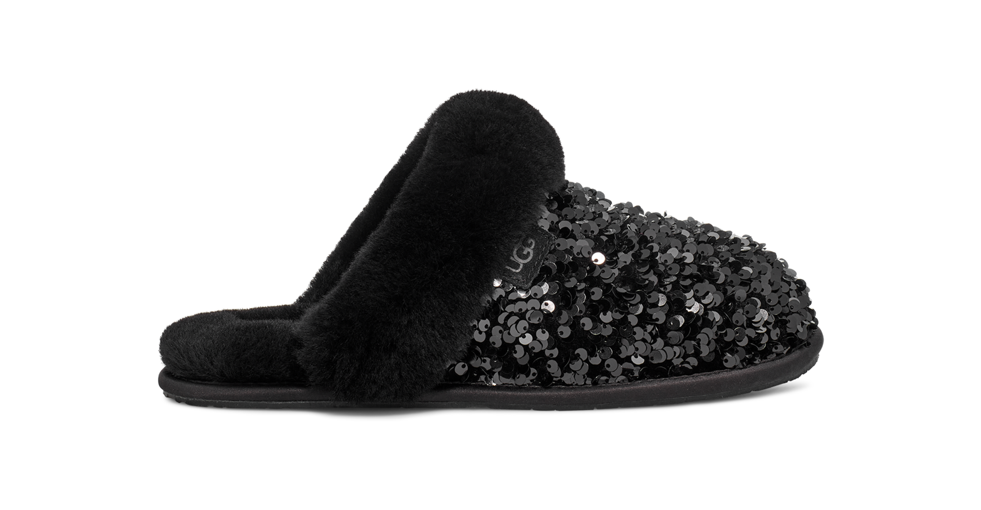 Ugg sequin platform best sale slippers