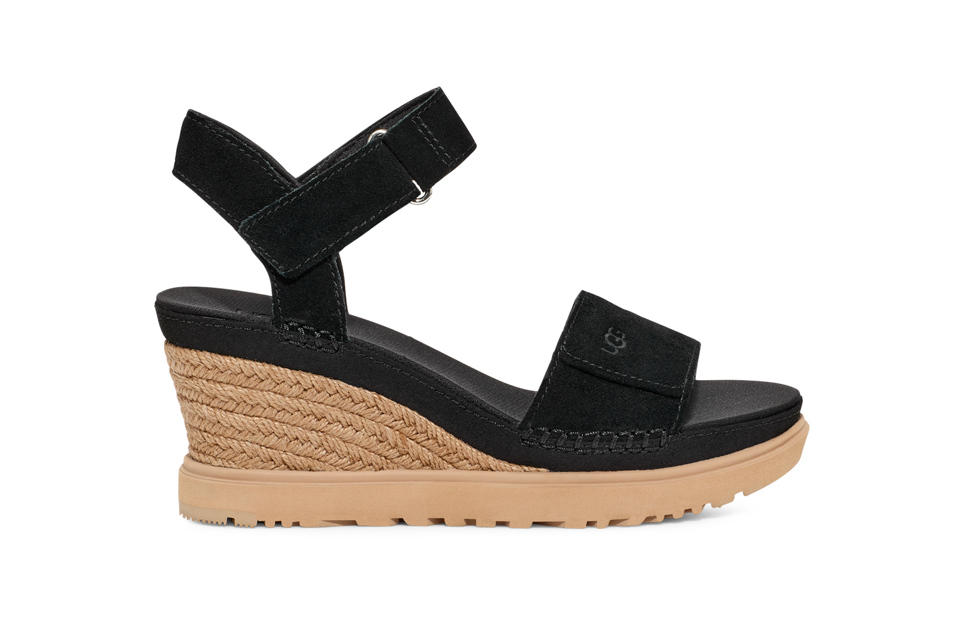 Black ugg wedge sandals online