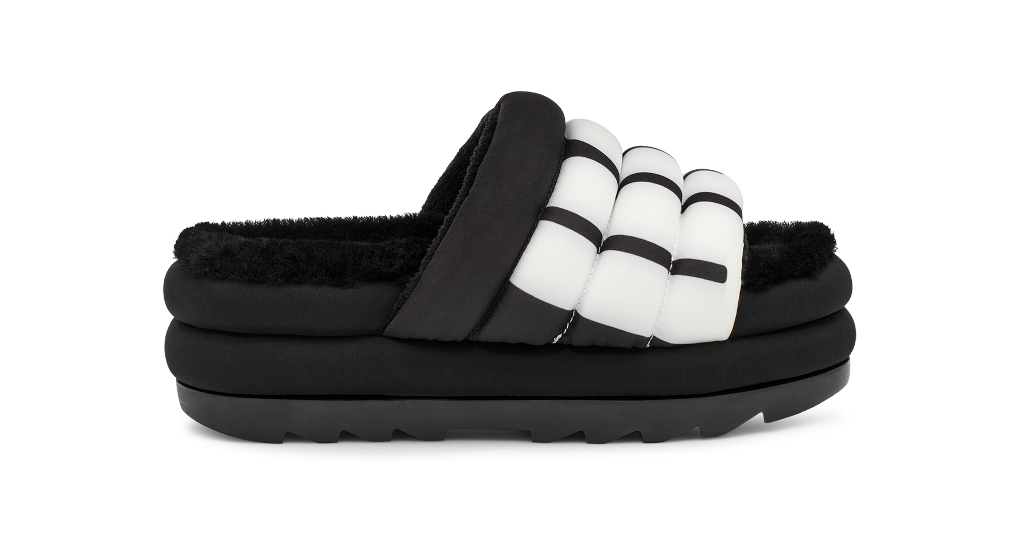 Black multi ugg sales slides