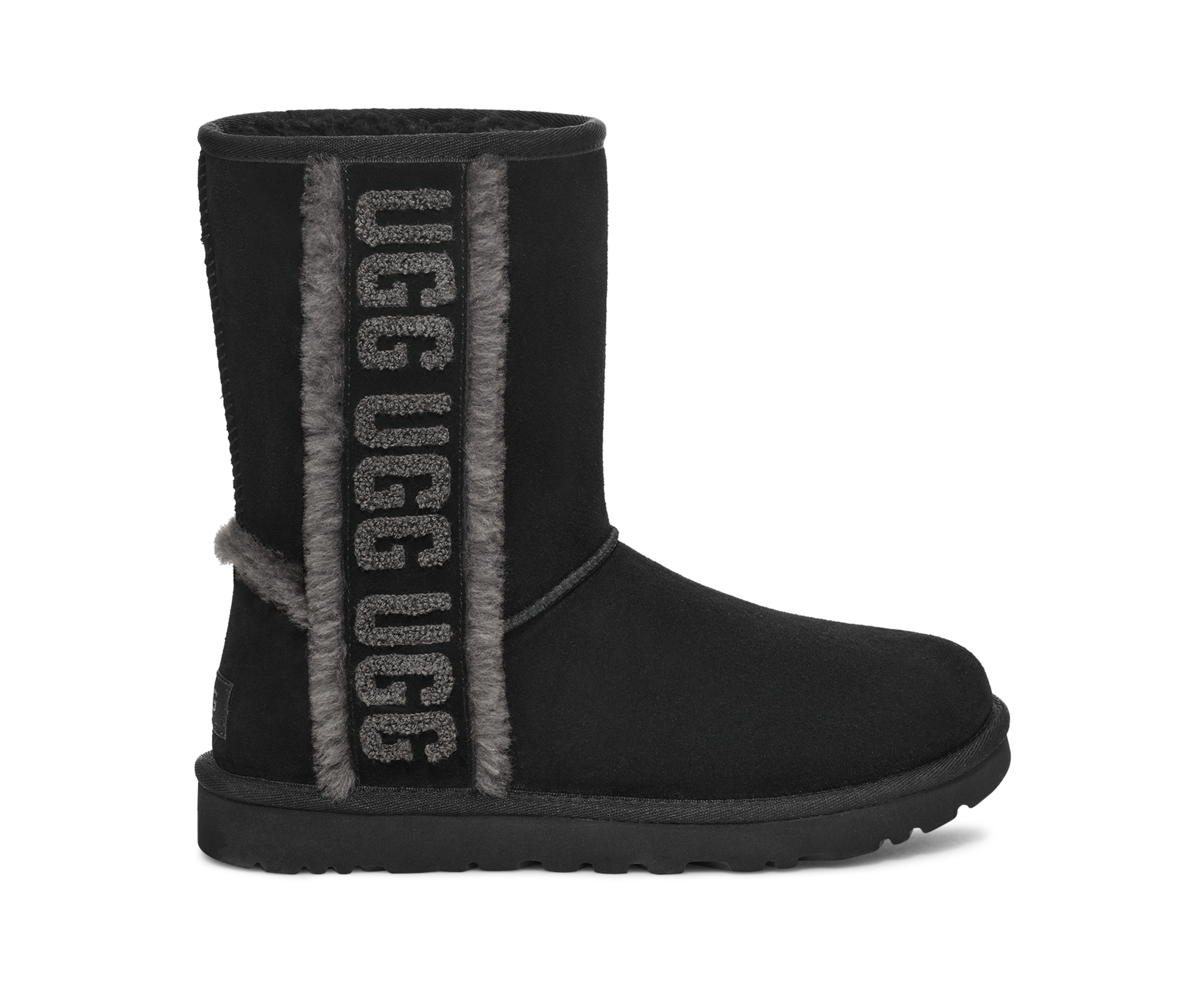 Ugg classic short sparkle black new arrivals