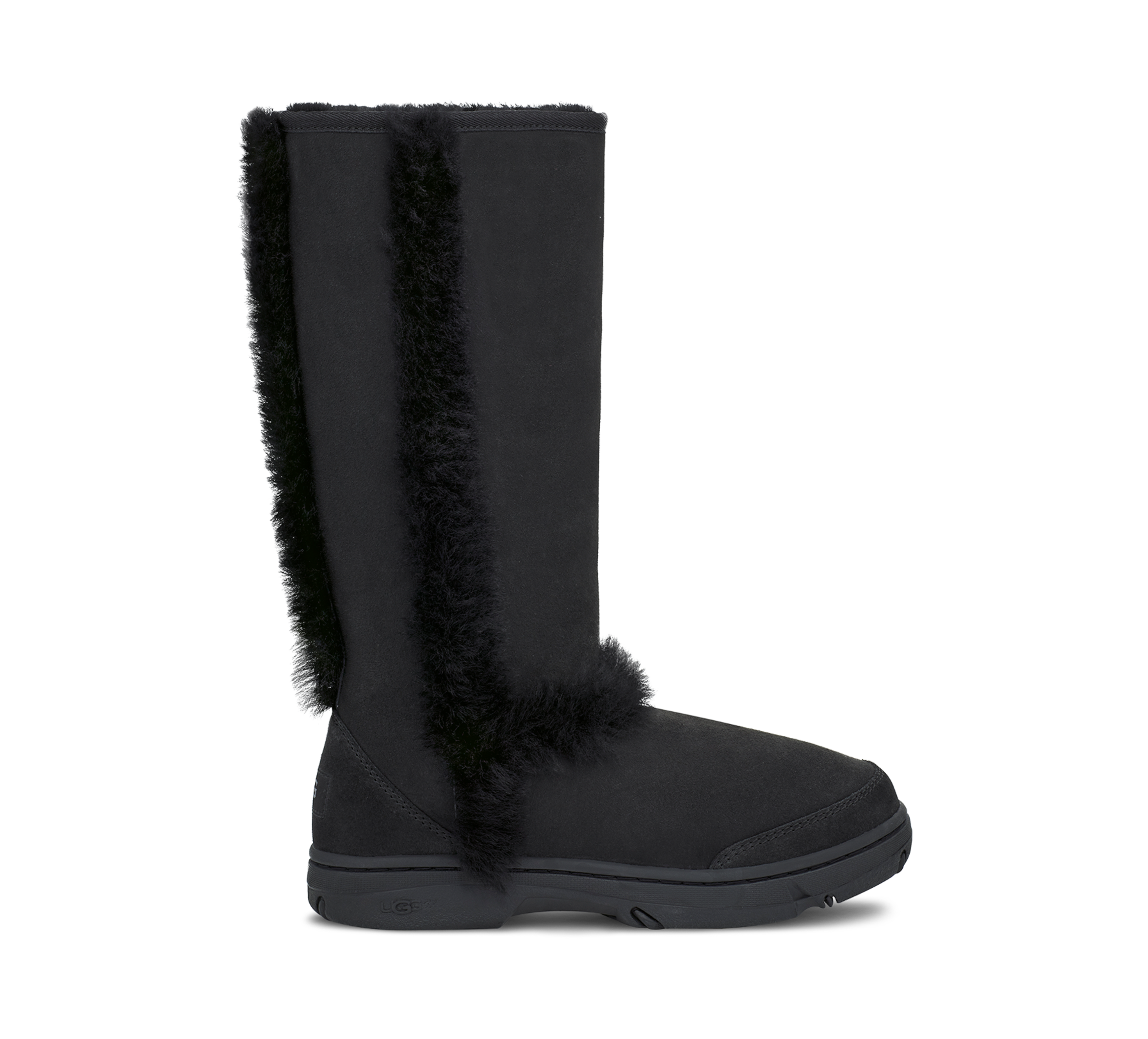 Women s Sunburst Tall Boot Grey Black Size 5 UGG