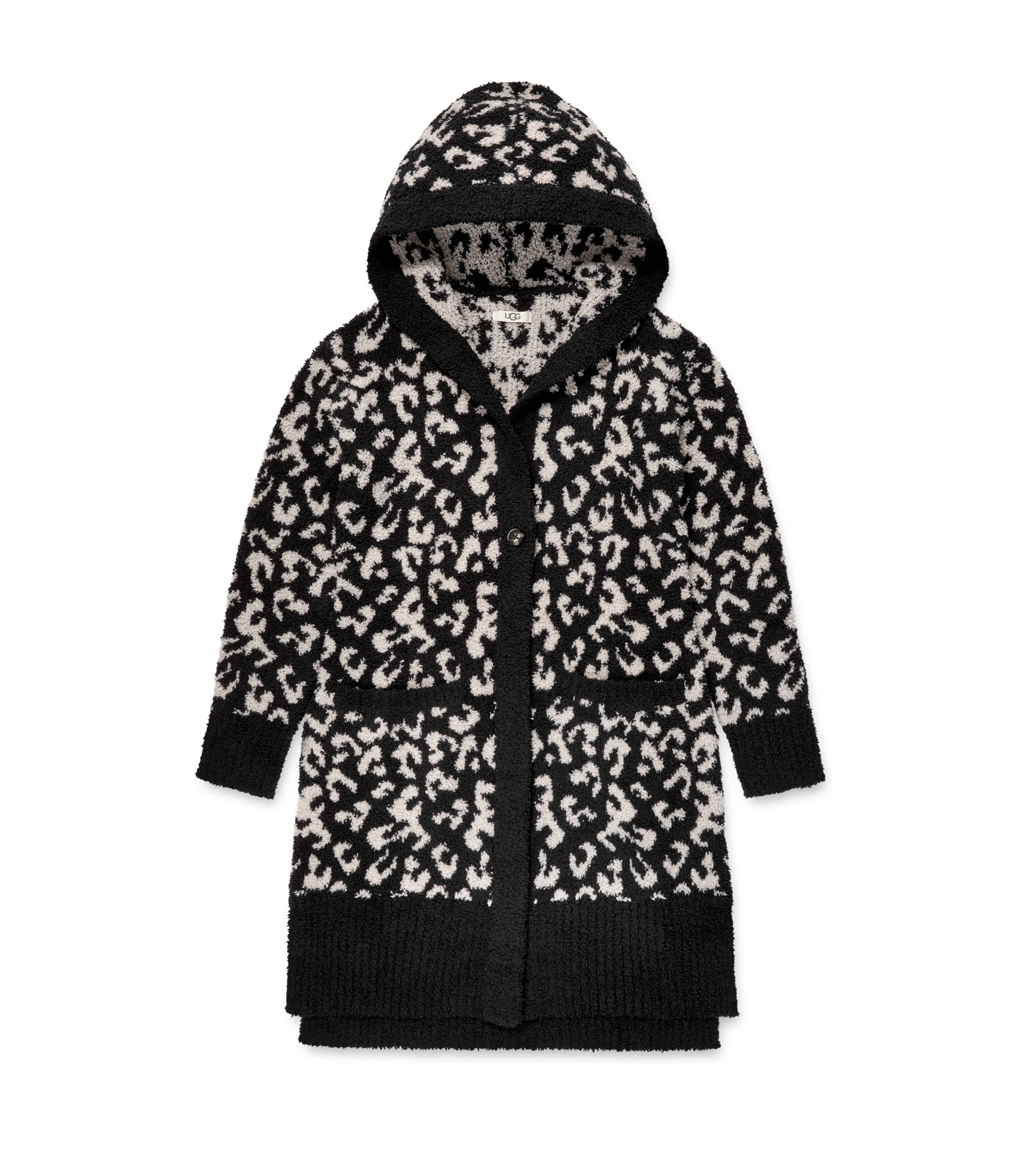 ugg judith sweater knit hooded lounge cardigan