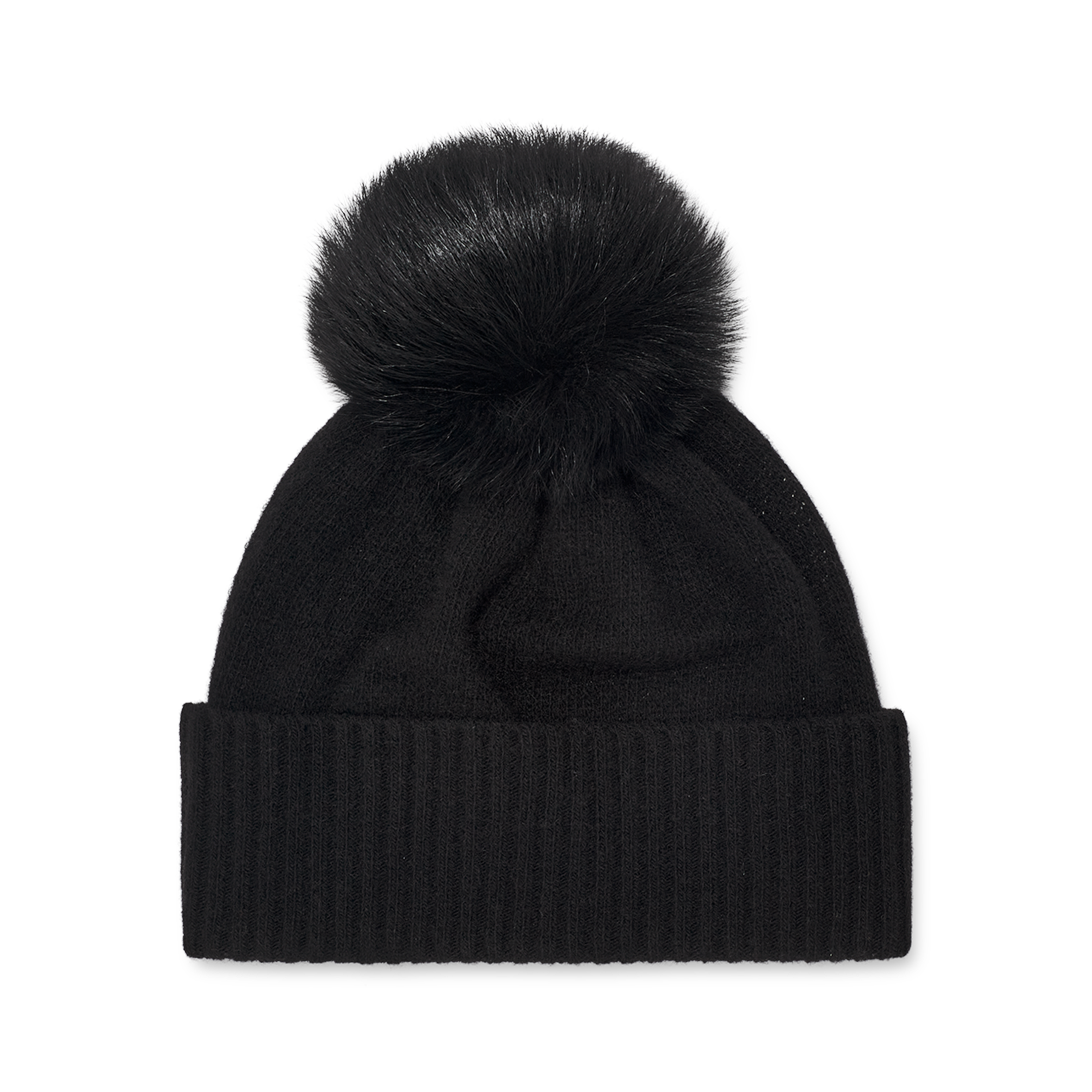 Ugg hat with fur pom pom store