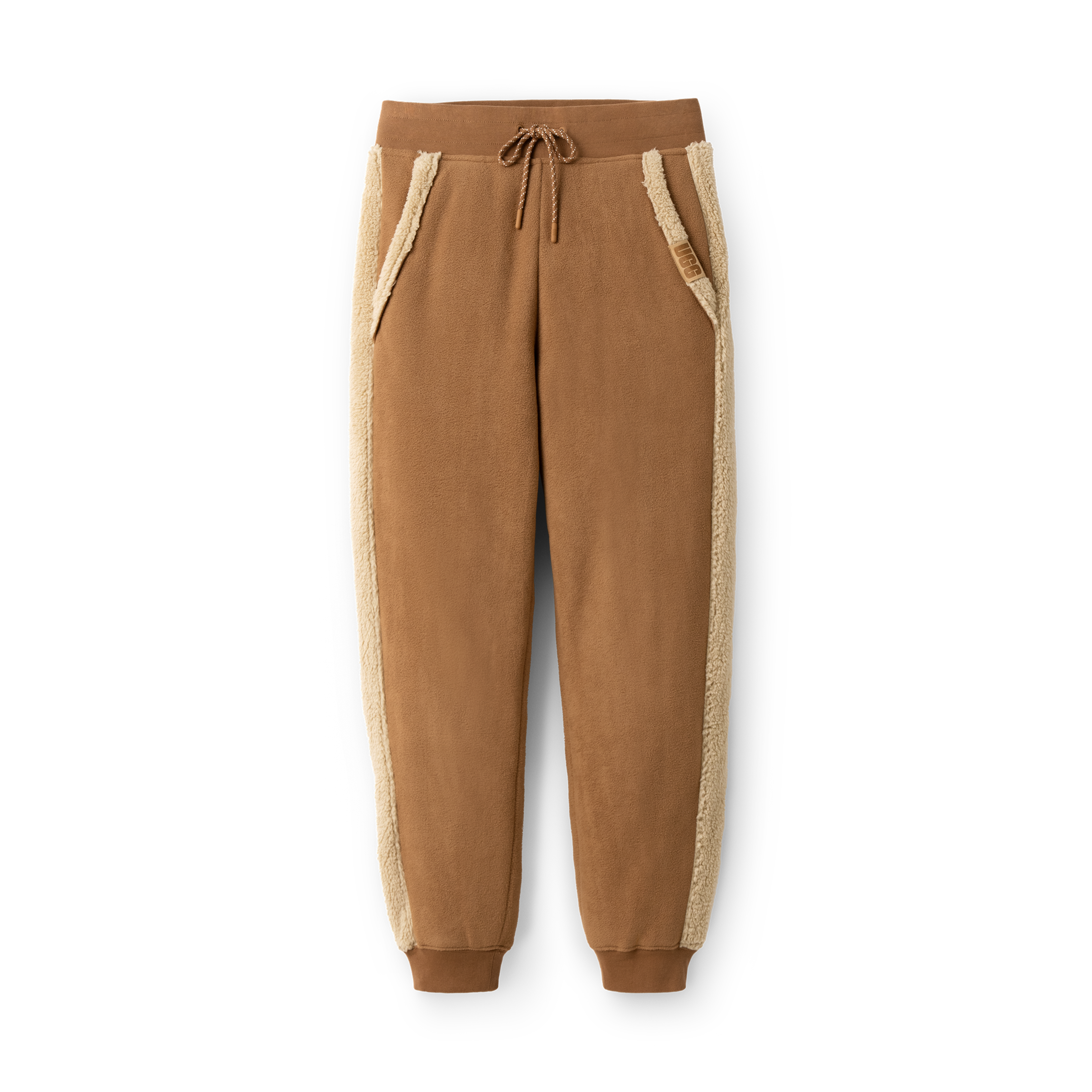 BROWN BONDED JOG PANTS, BABY BROWN BONDED JOG PANTS, BABY