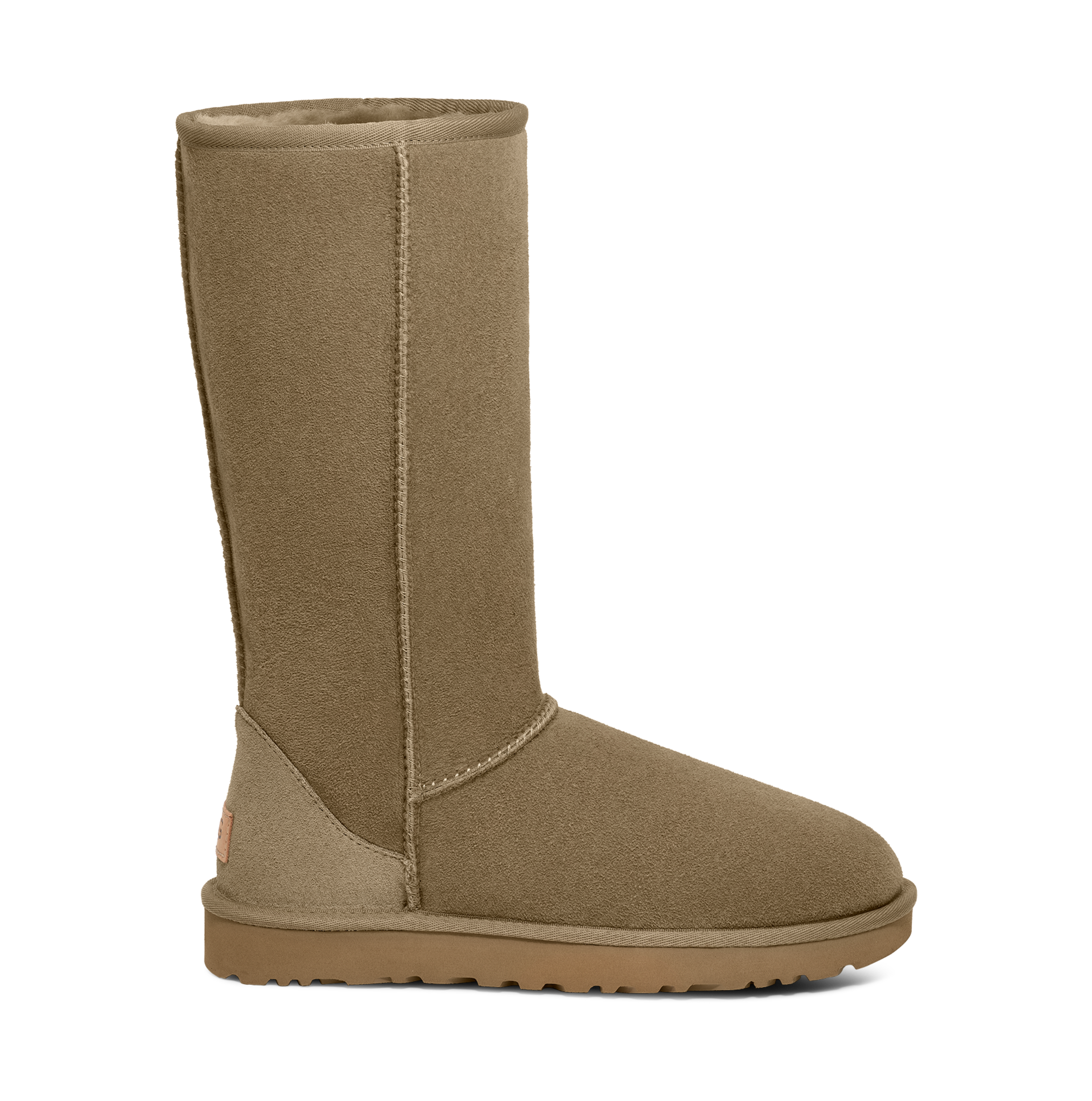 Grey ugg type boots on sale